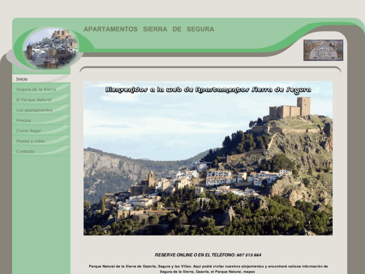 www.apartamentossierradesegura.es