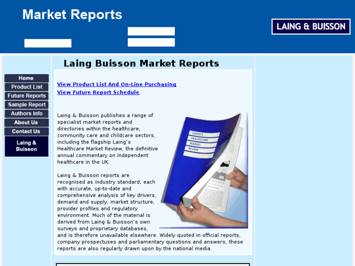 www.marketreporthealthcare.co.uk