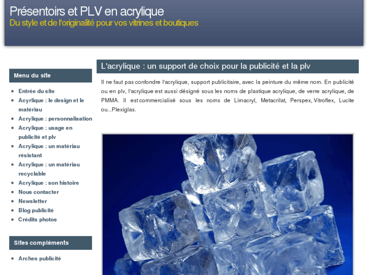 www.acryliquepresentoirs.com