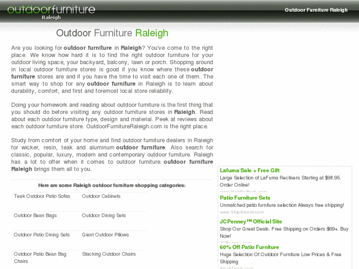 www.outdoorfurnitureraleigh.com