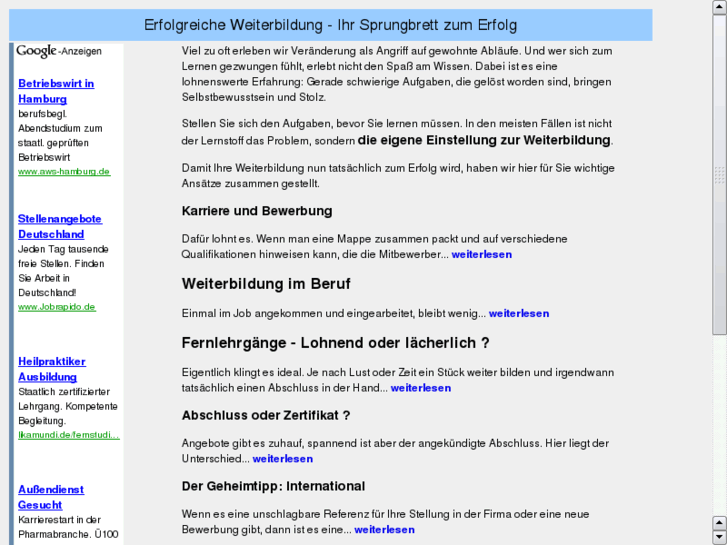 www.erfolgreiche-weiterbildung.de