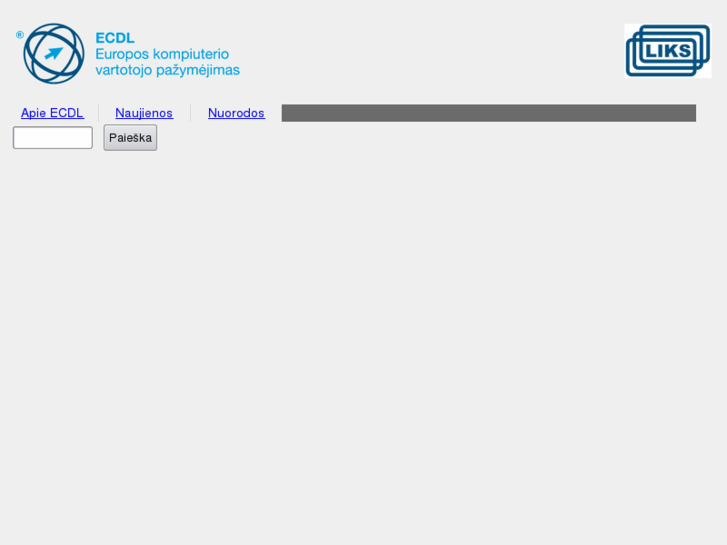 www.ecdl.lt