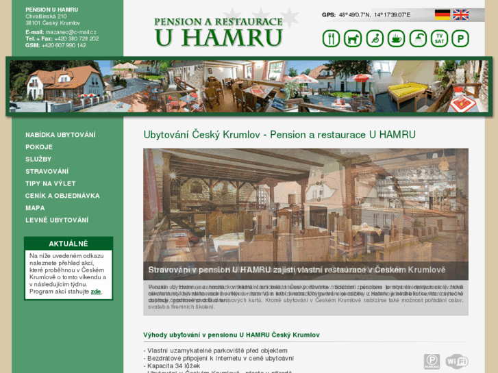 www.pensionuhamru.cz
