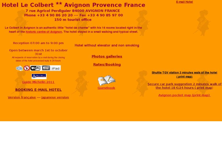 www.lecolbert-hotel.com