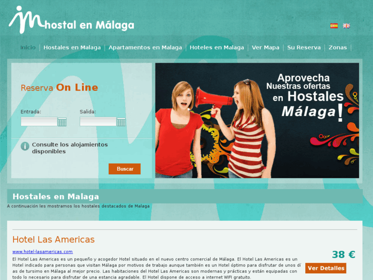 www.hostalenmalaga.com