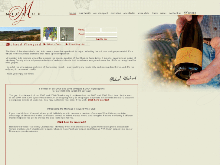 www.michaudvineyard.com