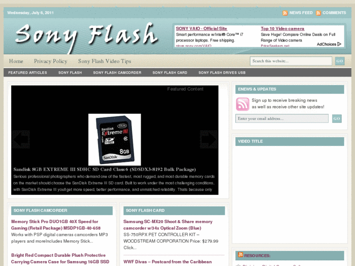 www.sonyflash.com