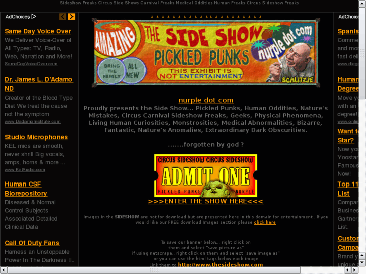 www.circussideshow.com