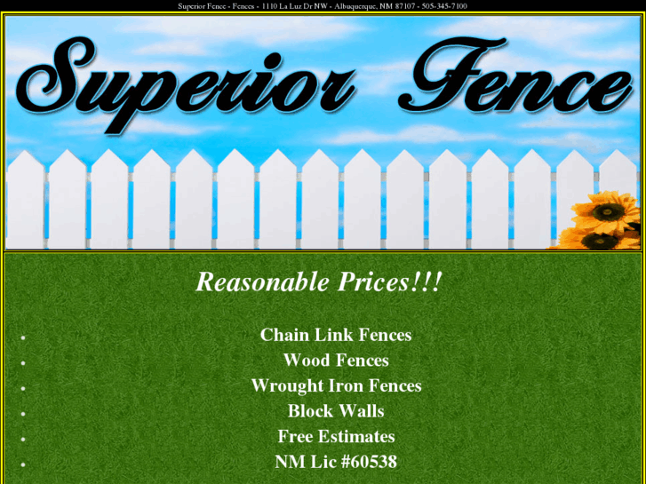 www.albuquerquesuperiorfence.com