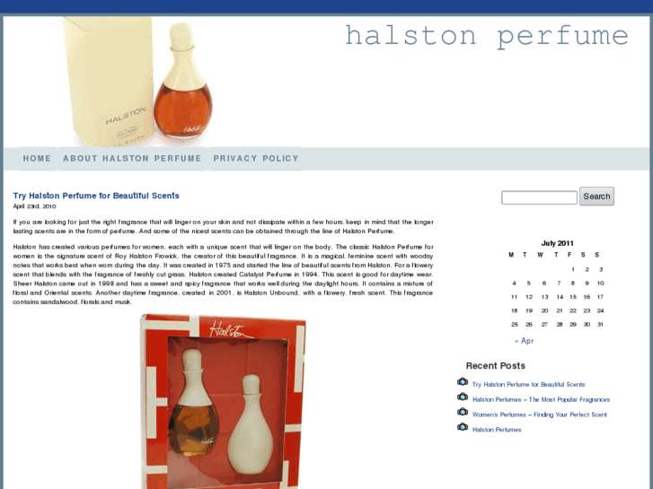 www.halstonperfume.net