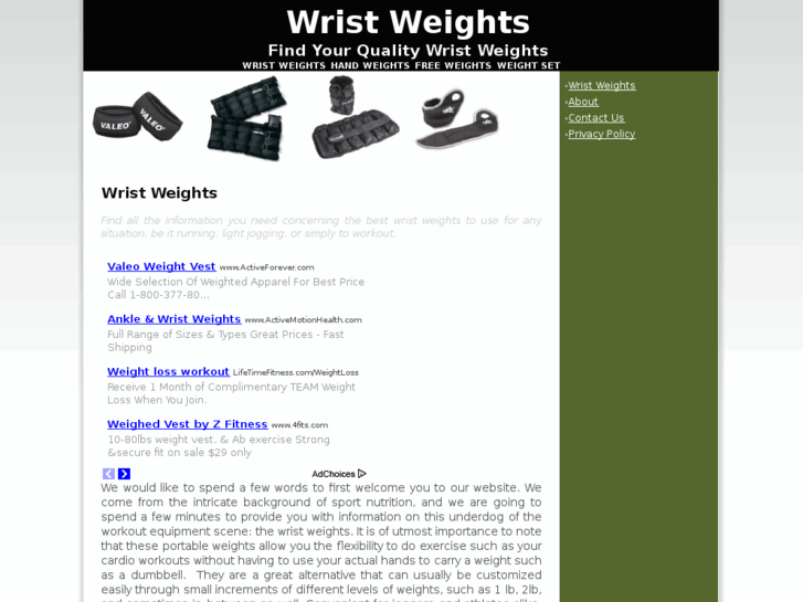 www.wristweights.org