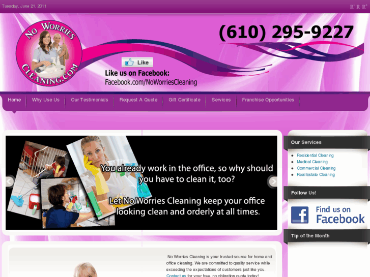 www.noworriescleaning.com