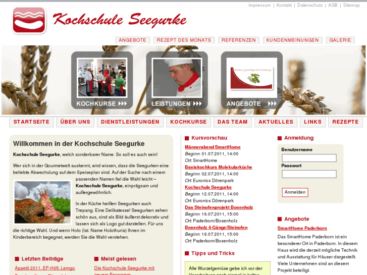 www.kochschule-seegurke.de