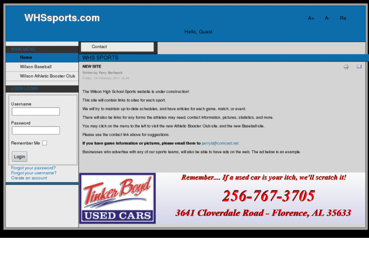 www.whssports.com