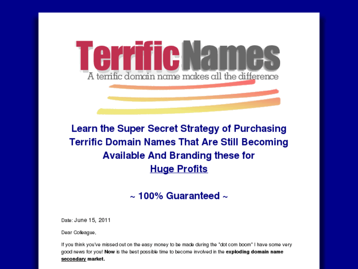 www.terrificnames.com