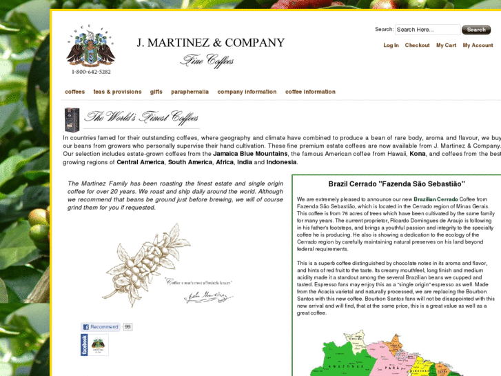 www.martinezfinecoffees.com