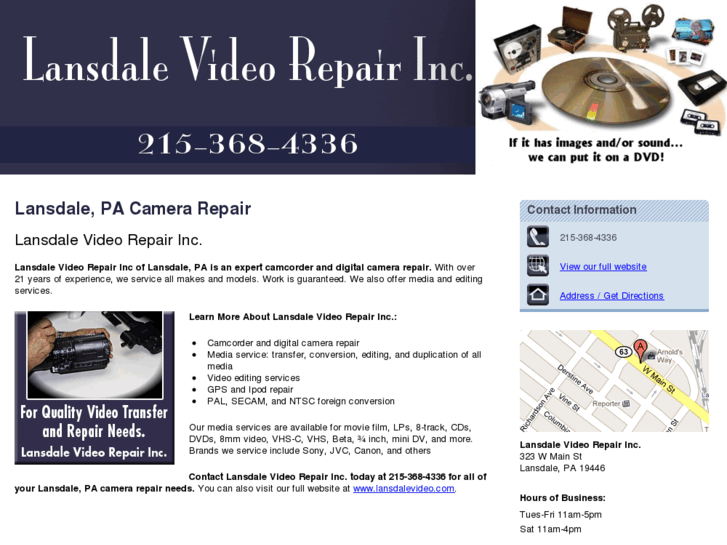 www.lansdalevideorepairpa.com