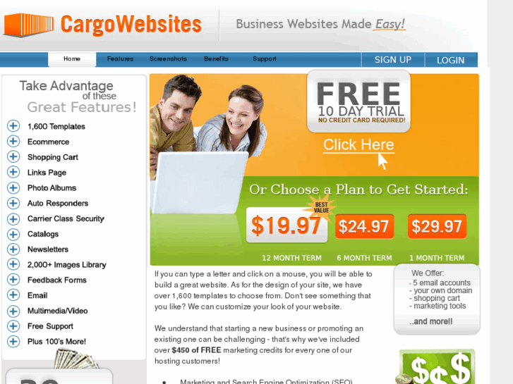 www.cargowebsites.com