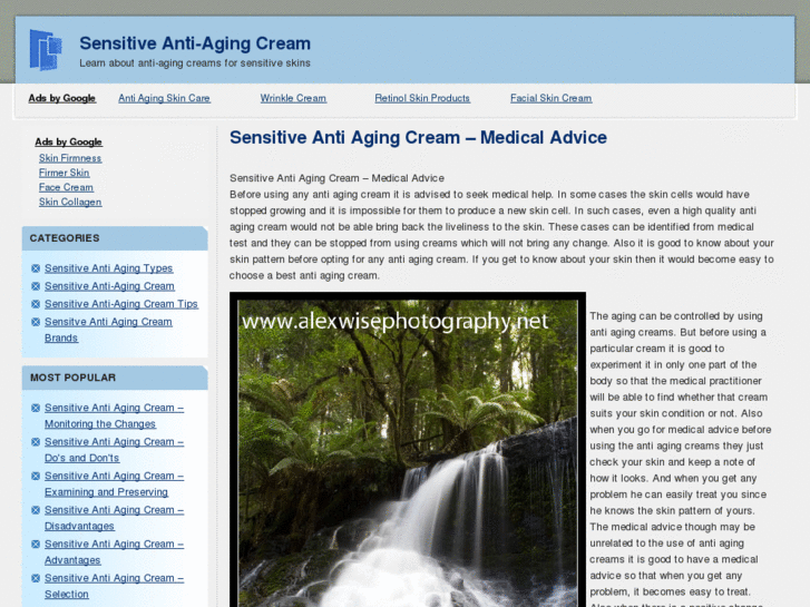 www.sensitiveantiagingcream.com