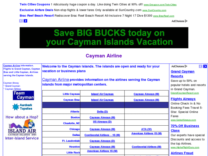 www.caymanairline.info