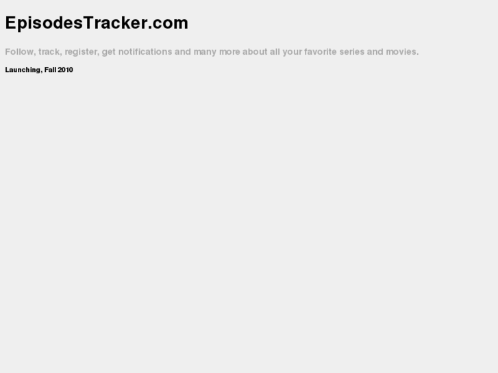 www.episodestracker.com