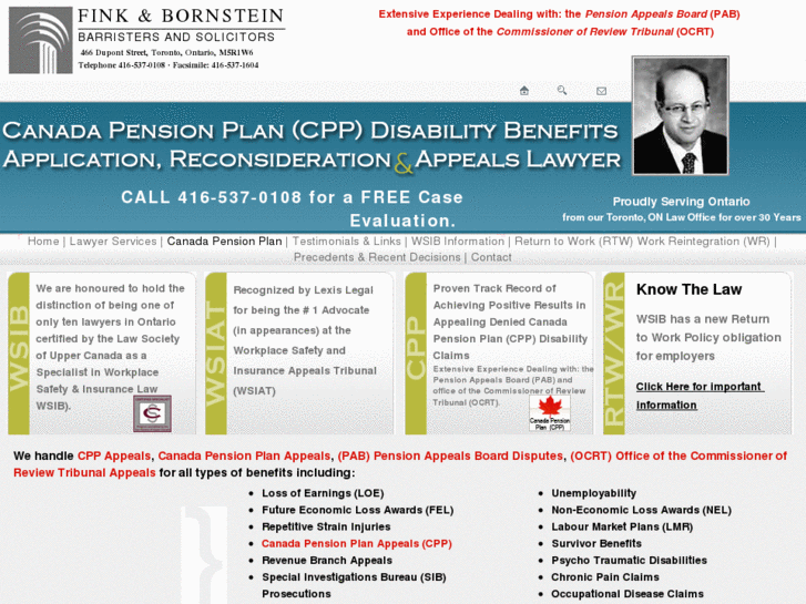 www.canadapensionplanlawyer.com