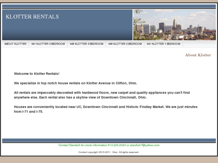 www.klotterrentals.info