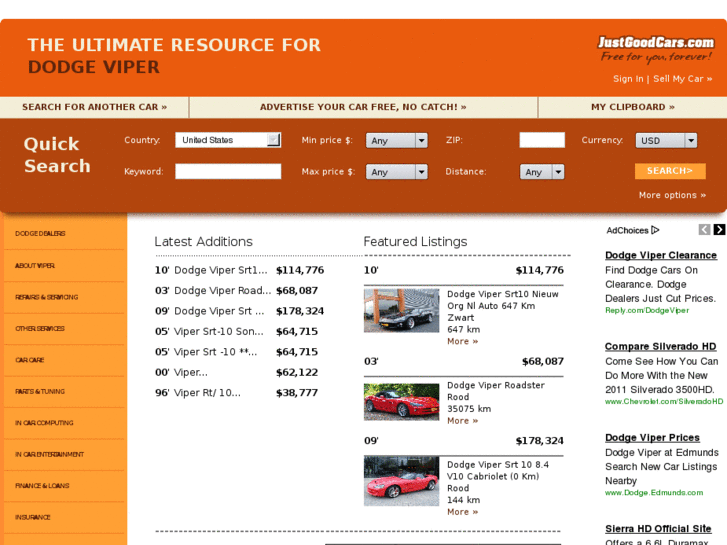 www.justdodgevipercars.com