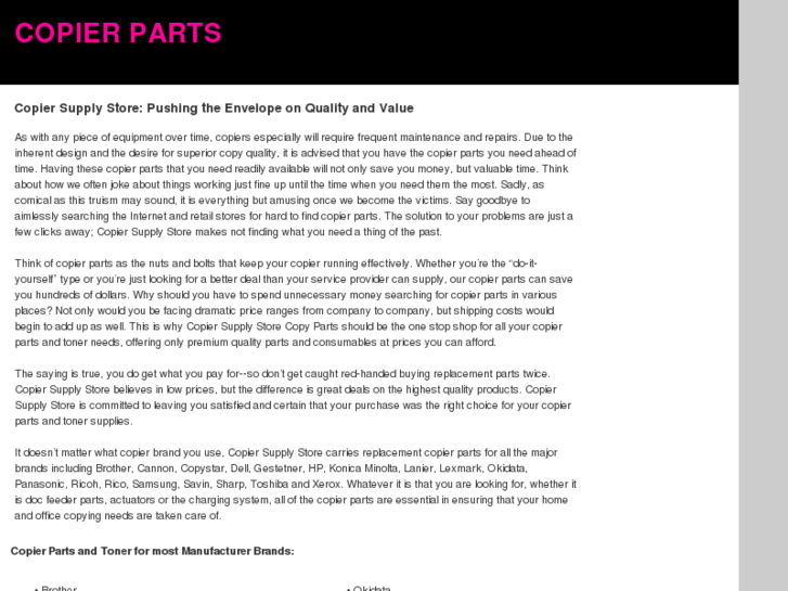www.copier-parts.net