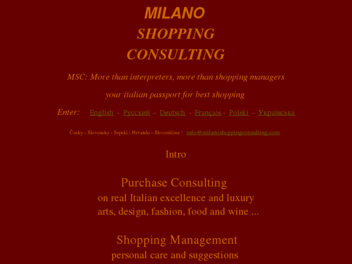 www.milanoshoppingconsulting.com