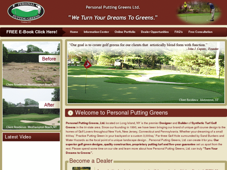 www.personalputtinggreens.com