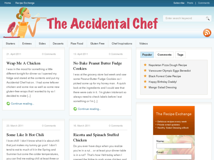 www.accidentalchef.ca