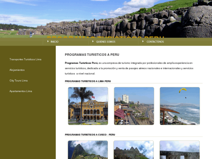 www.programasturisticosperu.com