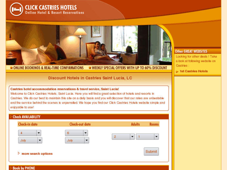 www.clickcastrieshotels.com