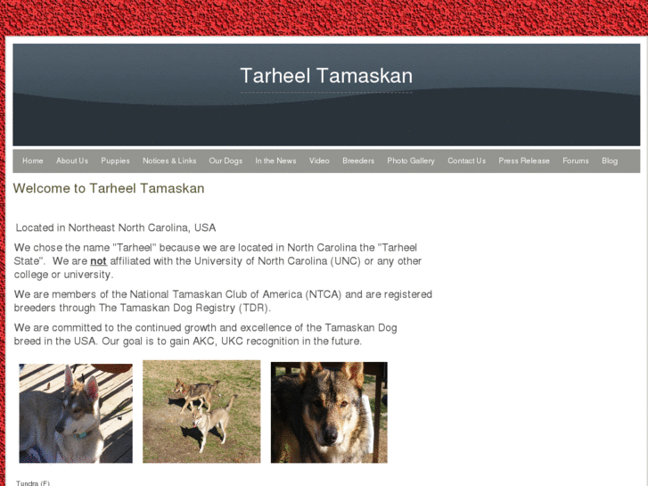 www.tarheeltamaskan.com