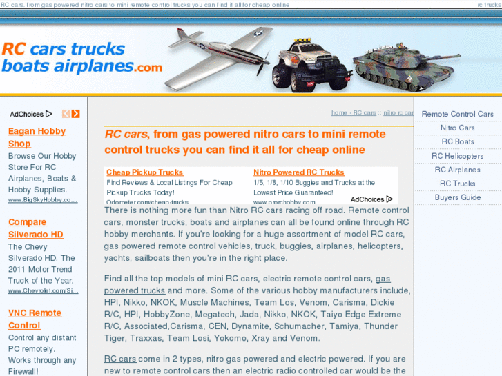 www.rc-cars-trucks-boats-airplanes.com
