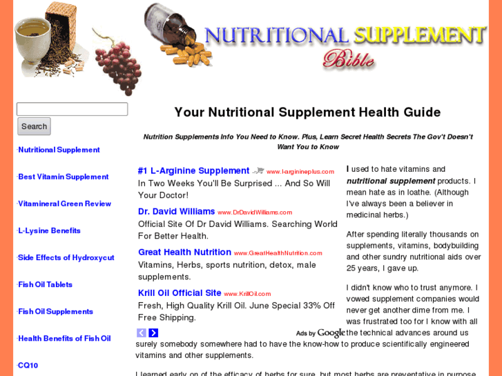 www.nutritional-supplement-bible.com