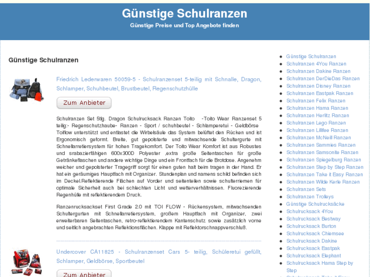 www.schulranzen-schulrucksaecke.de