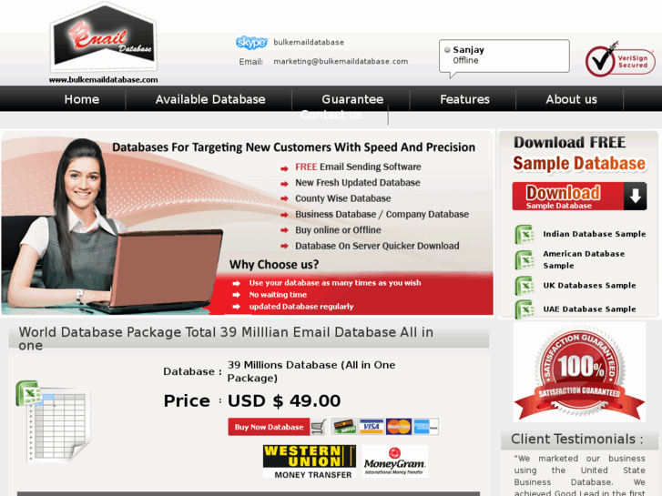 www.bulkemaildatabase.com