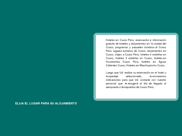 www.hotelescusco.net