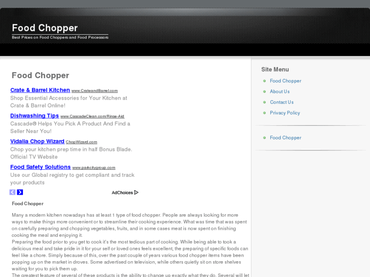 www.foodchopper.net