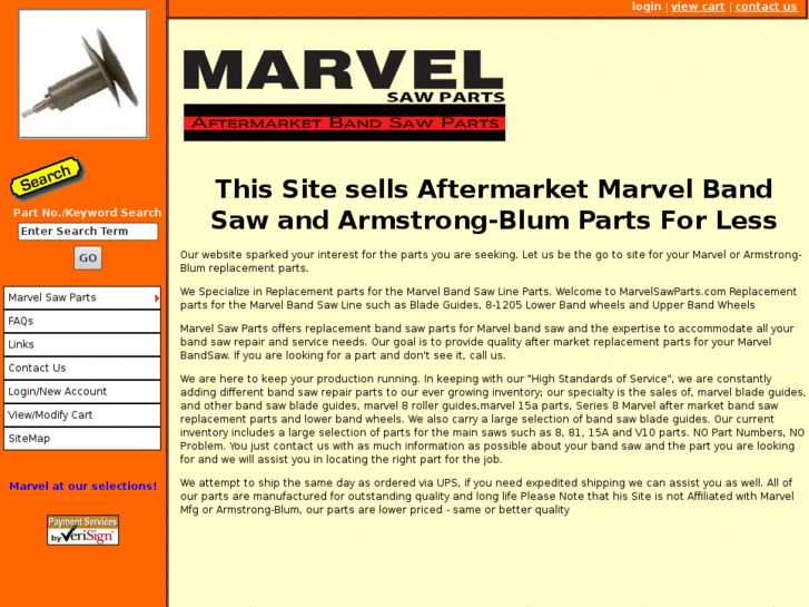 www.marvelsawparts.com