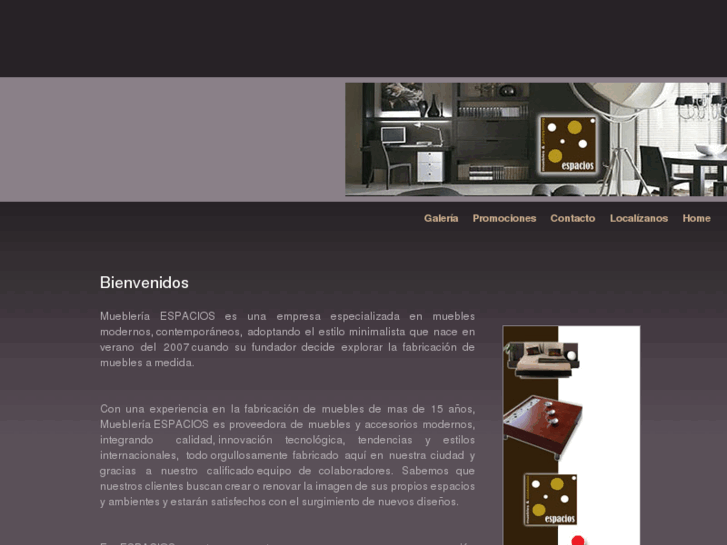 www.espaciosmuebleria.com