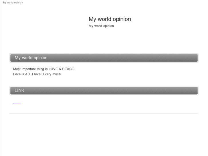 www.myworldopinion.com