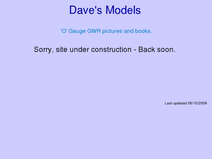 www.davesmodels.co.uk