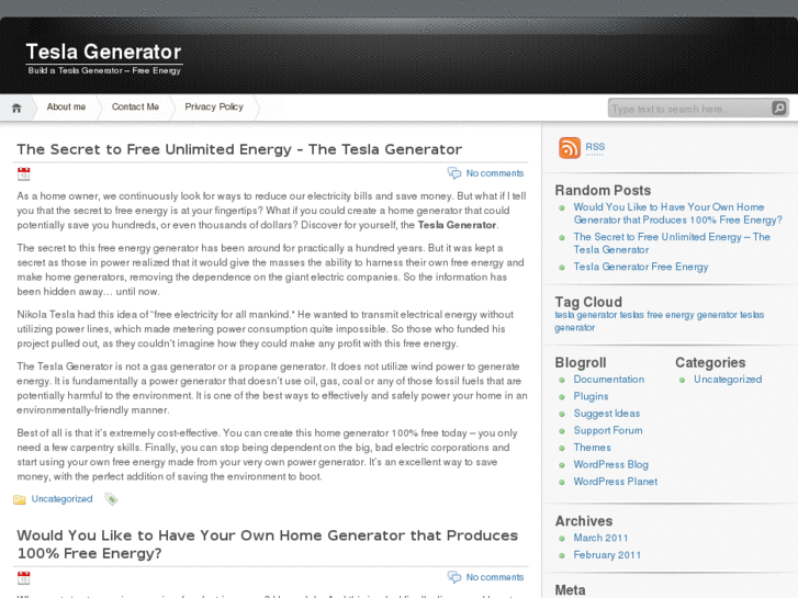 www.teslasgenerator.com