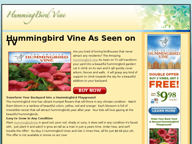 www.buyhummingbirdvines.com