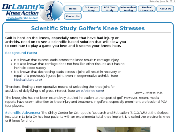 www.golfersknee.com