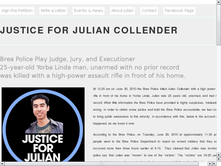 www.justiceforjulian.com