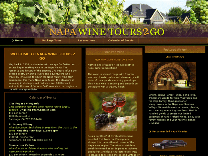 www.napawinetours2go.com